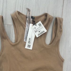 NET Zara seamless cutout top XS-S